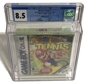 CGC 8.5 A+ SEALED Mario Tennis Nintendo GameBoy NEW Game Boy Color, 2001