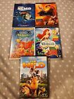 New ListingLot Of 5 Disneys Movies Dvd The Lion King, Finding Nemo, The Little Mermaid