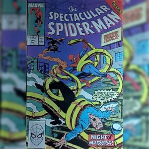 1989 Marvel Comics Spectacular Spiderman 146 Sal Buscema Direct Edition Cover Va