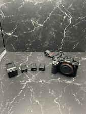 Sony Alpha A7 Mark II 24.3MP Digital Camera with 3 batteries - Selling For Parts