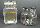 Clear Canisters w/Colorful 