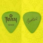 Trivium Logo Guitar Pick Tortex Green Corey Beaulieu Sig Model 2006 Crusade Tour