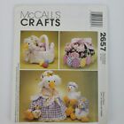 McCalls Sewing Pattern 2657 Ducks Duckling Easter Basket Eggs Crafts Uncut