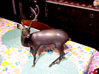 Vintage solid Brass Deer Stag Buck Statue Figure 12