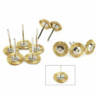 45Pcs Brass Wire Wheel Polishing Mix Brush Set for Dremel Rotary Tool Shank h