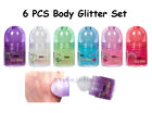 Beauty Treats Roll On Body Shimmer Glitter Fruit Scented 6 PCS Set