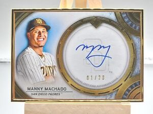 2022 Topps Transcendent Gold Framed SP Variation Auto Manny Machado 01/20 Padres