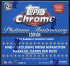 2021 Topps Chome Platinum Anniversary Baseball Factory Sealed MEGA Box (9 Packs)