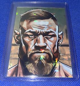 Conor McGregor Custom UFC Holo Refractor Prizm MMA Art Card RC Variant