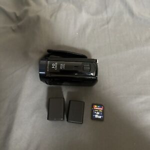 Canon VIXIA HF R600 HD Handheld Digital Camcorder - 2 Batteries - SD Card