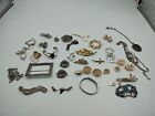 Vintage Costume Jewelry Junk Drawer Bulk Lot Brooches, And More 25+