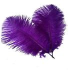 14-16inch(35-40cm) Ostrich Feathers Plume for Wedding 14-16 inch Purple