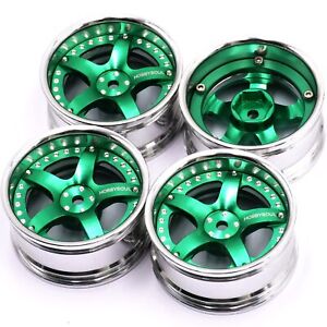 4x RC Alloy 1/10 On Road Wheels Adjustable Offset Rim Fit 1:10 Drift Touring Car