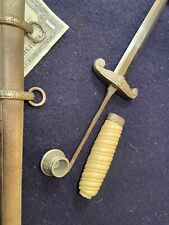 Original German WWII WW2 Army dagger Bayonet Knife scabbard w Blade Parts