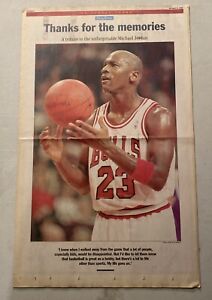 1993 Chicago Tribune Michael Jordan Tribute Section