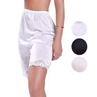 Women's Illusion Classic Trouser Pants Half Slip With Lace Trim 1037