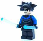 Lego Nightwing Original Batman I Minifigure bat015 From Arkham Asylum 7785