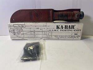 KA-BAR USMC No.1219C2 FIGHTING KNIFE with BOX