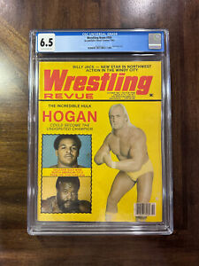 1983 Hulk Hogan Wrestling Revue CGC 6.5 Magazine VINTAGE Junkyard Dog
