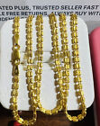 22K 916 Yellow Real Gold Women’s Beads Necklace 20” Long 11.8g 3.2mm
