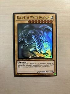 Yugioh Blue-Eyes White Dragon GLD5-EN001 Ghost Rare Limited Edition NM/Mint