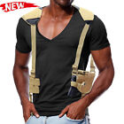 Shoulder Holster for Pistols Adjustable Gun Holster with Double Magazine Pouch