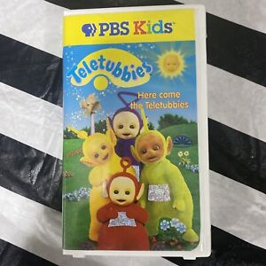 Here come the Teletubbies (VHS 1997) Hard Shell Case  PBS KIDS Vol. 1 Tested