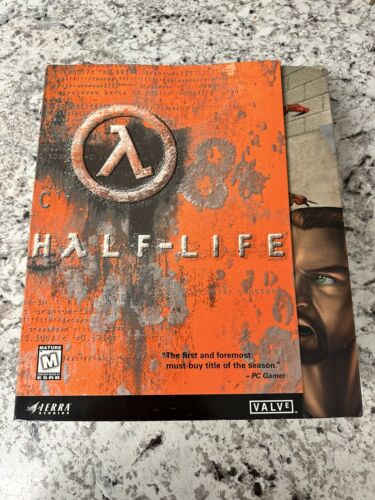 Half-Life (PC, 1998) Big Box Edition (Original First Print Release) RARE