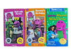 3 Barney VHS Tapes Rock With Barney, Barney's Birthday, Rhymes With Mother Goose