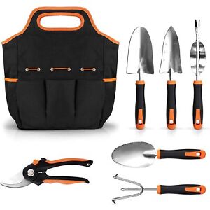 6 Piece Stainless Steel Heavy Duty Garden Tools Set GGT4A