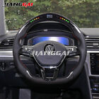 Smart LED Carbon Fiber Steering Wheel Fit for Volkswagen MK7 R GTI GOLF