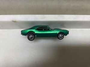 Hotwheels  67’ Custom Camaro Green Redline