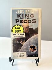 King of the Pecos John Wayne VHS Video Tape Movie