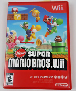 New Super Mario Bros. Wii (Nintendo Wii, 2009) Used Complete