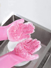 New Listing1pc Kitchen Silicone Dishwashing Glove, Housework Cleaning Waterproof Insulation