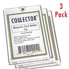 3 Pack 35pt Magnetic Trading Card Holder Cases | Collector MVP