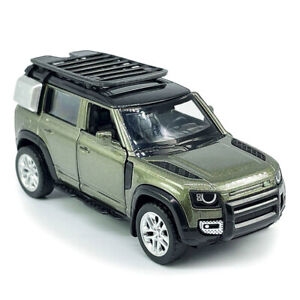 1/43 Scale Land Rover Defender 110 Model Car Diecast Toy Cars Kids Gifts Green