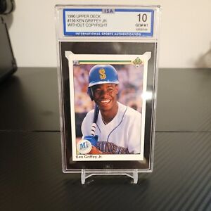 New Listing1990 Upper Deck Ken Griffey Jr #156  Without Copyright