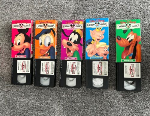 Walt Disney Cartoon Classics - Lot Of 10 - VHS