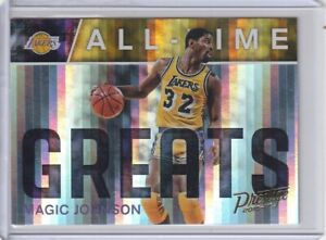New ListingMAGIC JOHNSON Lakers 2016/17 Panini Prestige Horizon All-Time Greats Insert Card