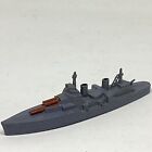 Vintage Diecast Tootsie Toys Gray & Red US Navy Battleship 1941 With Axels