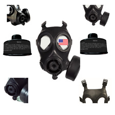DYOB Gas Mask FM-12 CBRN w/ 2 NBC Filters, Most Advanced Face Mask- Adjustable
