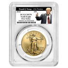2024 $50 American Gold Eagle 1 oz PCGS MS70 FS Trump 45th President Label