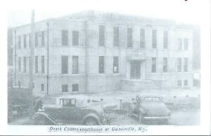 RPPC Gainesville MO Missouri Ozark County Court House UNP Postcard
