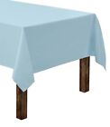 Rectangle Tablecloth - 60 x 102 Inch Baby Blue Table Cloth for 6 Foot Rectang...