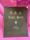 1913 PLATTSBURGH NEW YORK P.H.S HIGH SCHOOL YEARBOOK - RARE UPSTATE NY FIND !!!