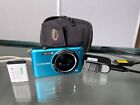 BLUE Samsung SL605 12MP Digital Camera with Battery, Charger & Case