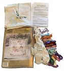 Vintage Candlewicking Embroidery Kit 1991 SPRING FLORAL PILLOW 80207