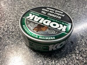 kodiak snuff chewing tobacco can no longer available old style chew tin lid vtg