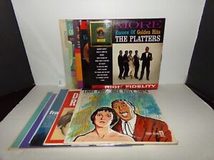 1950's - 60's Pop Lot Of 10 - 33 RPM Albums